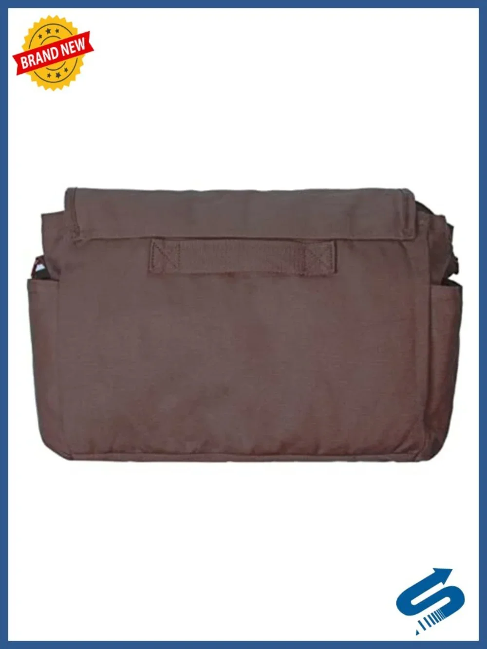Vintage Messenger Bag - Heavyweight Cotton Canvas Shoulder Bag with Upgraded